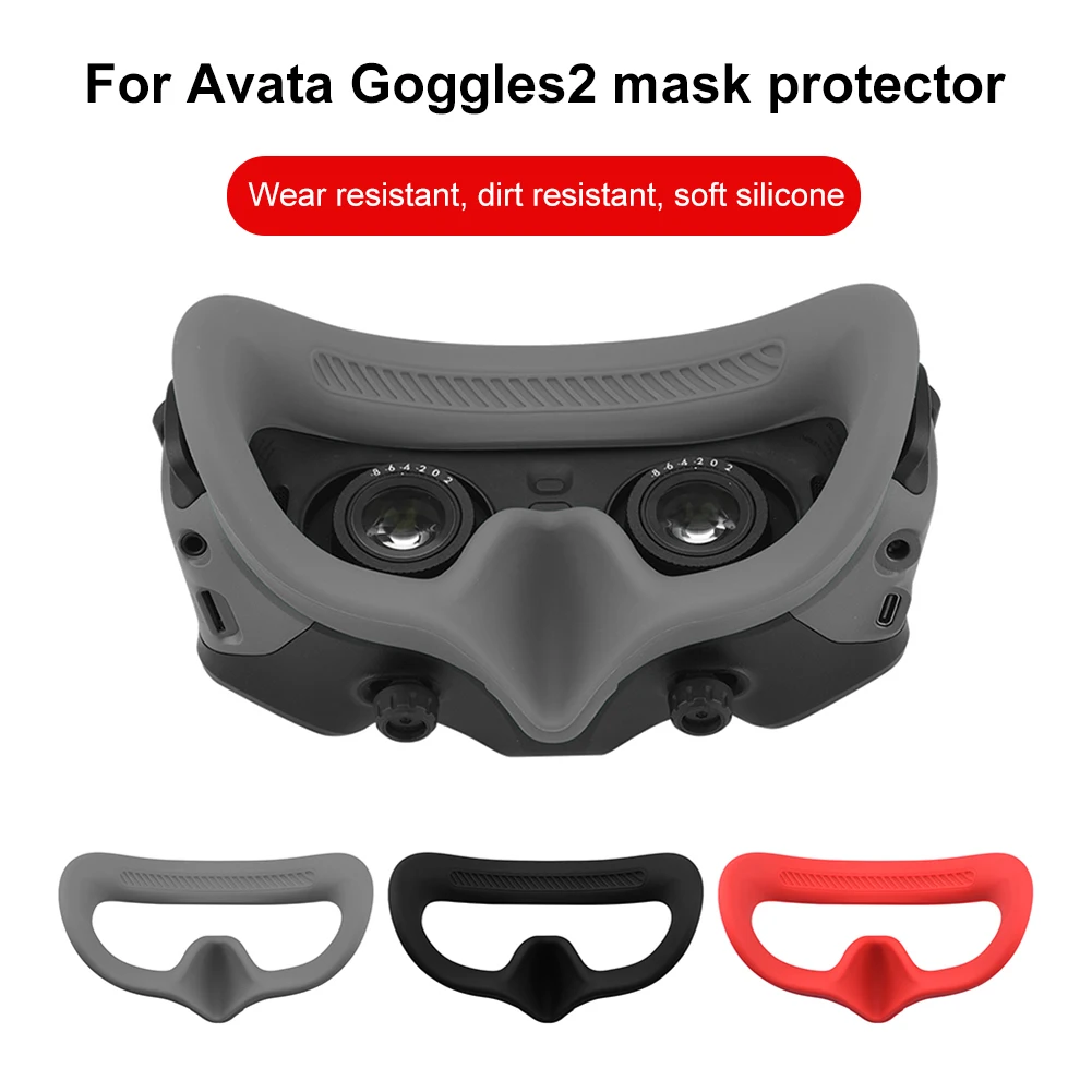 Occhiali Eye Pad Per Dji Avata Goggles 2 Silicone Soft Face Plate Kit Di Ricambio Per Maschera Per Occhiali Dji Avata 2 Accessori Per Droni
