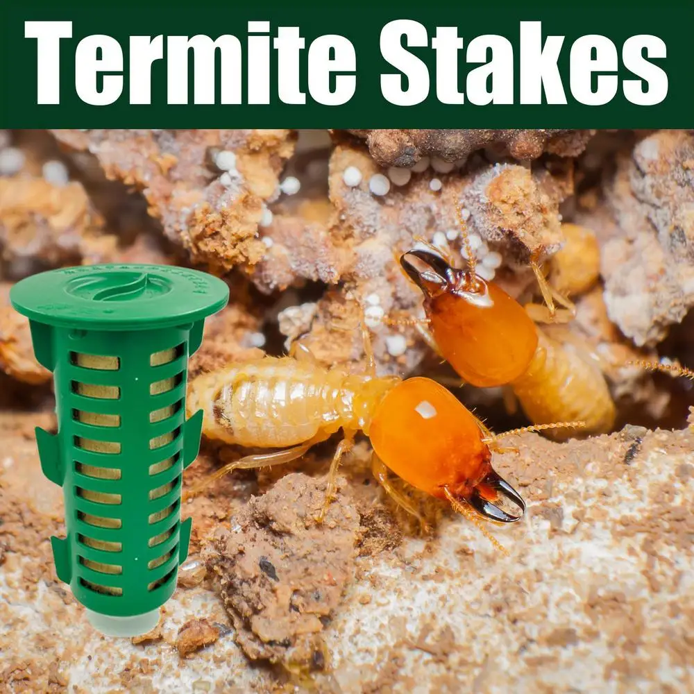 Description Picture 4 of itemPlastic Underground Termite Control Bait Rod Station Trap attract and monitor the device box termite Bait removal supplies