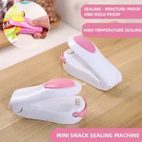 Mini Heat Bag Sealing Machine Package Sealer Bags Thermal Plastic Food Bag Closure Portable Sealer Food Packaging Heat Sealer 1