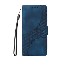 Premium Magnetic Leather Wallet Flip Phone Cover - Protective Case for OPPO A80 5G (Blue)