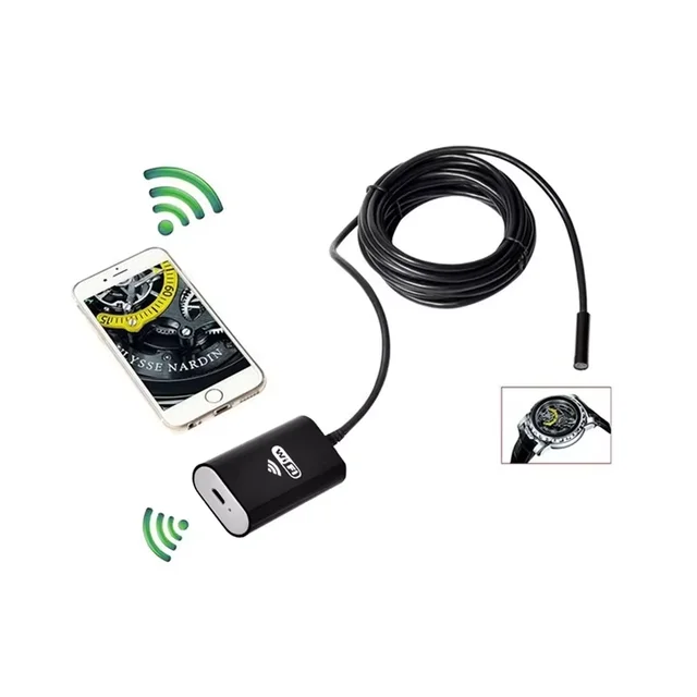 Wireless Transmitter WiFi box Adapter Line Models Endoscope Camera Otoscope 720P And Above Pixels for Android IOS Computer 5
