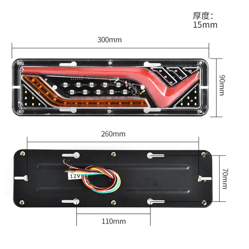 2 個 12 V/24 V 車のトレーラートラックのテールライト車の LED リアテールライトランニングウインカーリアランプトラックバステールライト部品  - AliExpress テールランブ 2 個防水 12V トレーラートラック LED リアテールライトフォグランプボート RV キャラバンバン ... テールライト 2 個車のトレーラートラックテールライト車 LED リアテールライトランニングウインカーリアランプ防水テールライト部品