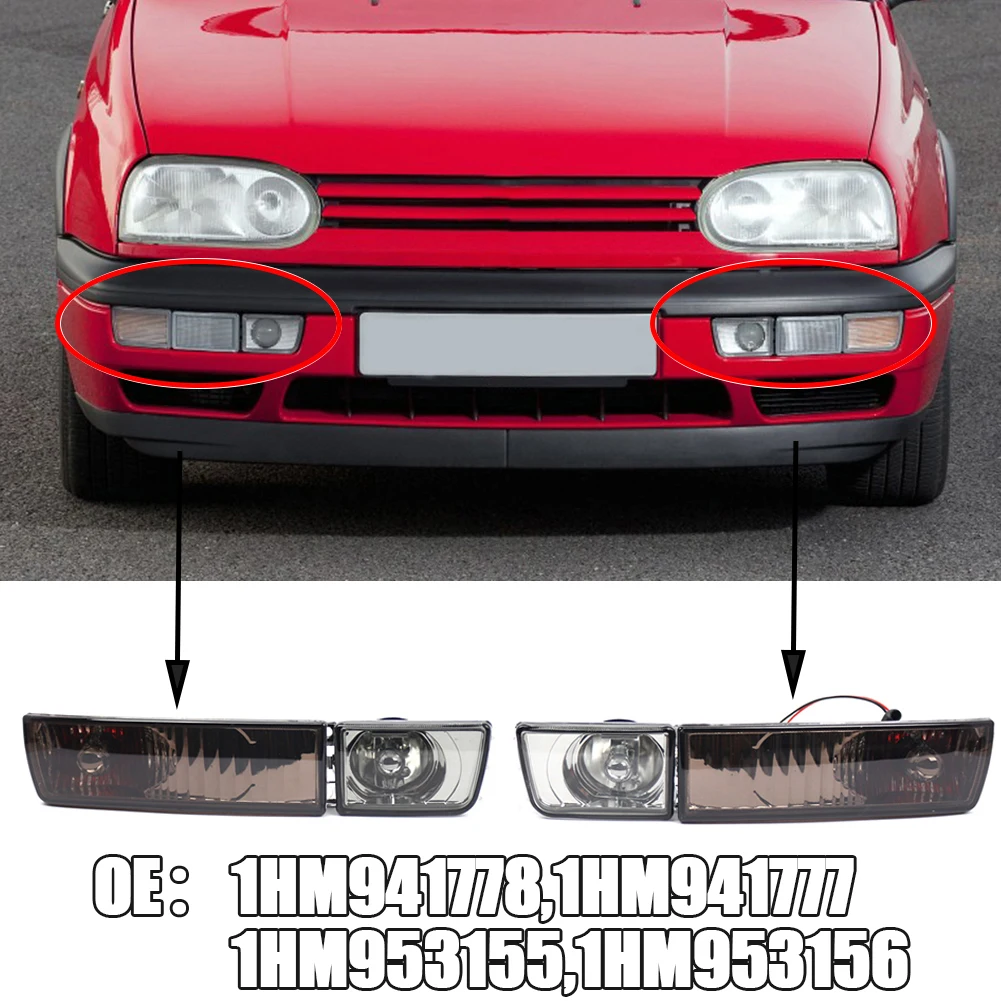 

4 шт., автомобильные передние фары для Jetta MK3, Golf 1993-1998