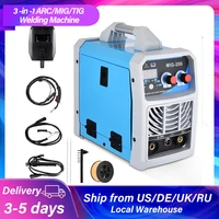 3-in-1 ARC/MIG/TIG Welding Machine Portable Digital MIG Welder IGBT MMA Gas No Gas Soldering Welding Iron Steel Stainless Steel 1