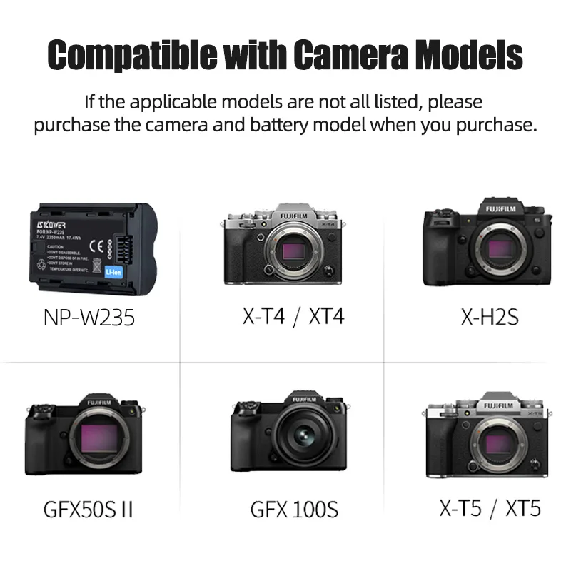 FUJIFILM X-T5 バッテリー3個付き Amazon.com : BM Premium NP-W235 Battery for Fujifilm X-S20, X-T5