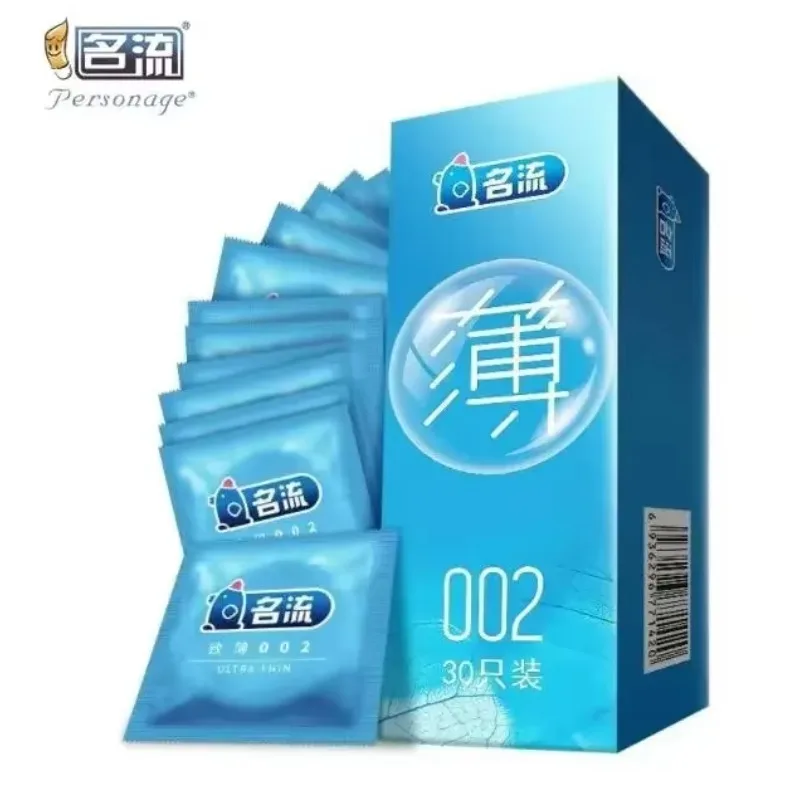 30 /24PCS PERSONAGE Condoms Natural Latex Long-lasting Ultra Thin Dotted Sex Toys Safer Intimate Goods Condoms Penis Sleeve 5