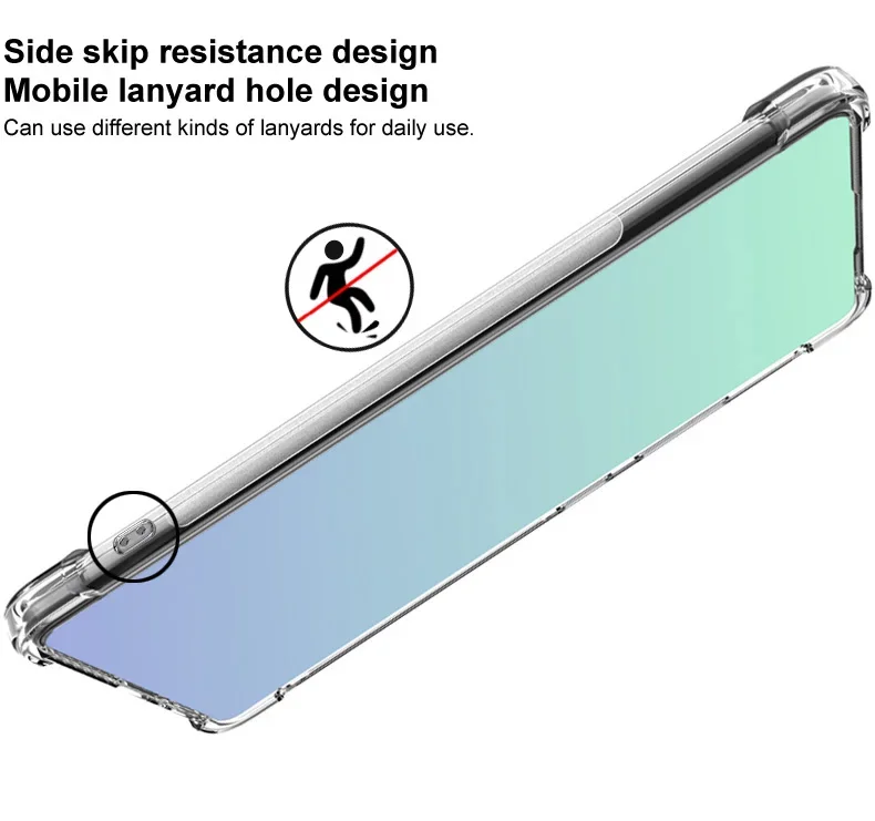 IMAK Shockproof Clear Slim Silicone Case - Transparent Protective Cover
