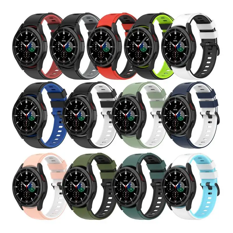 

Silicone Strap For Samsung Watch Band 4 Classic 46mm 42mm Sport Watchband Bracelet Strap Wristbands 44mm 40mm