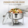 10Pack Stainless Steel Fuel Holders, Chafing Fuel Holders With Cover, Fuel Holder For Chafing Dish, And Buffet, Barbecue 2