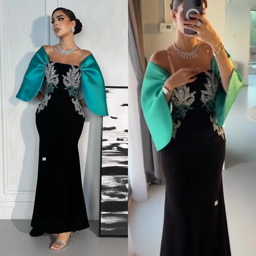 

Jersey Sequined Beading Ruched Homecoming A-line Off-the-shoulder Bespoke Occasion Gown Midi Dresses