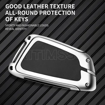 Metallo Chiave Dell'automobile di Cuoio Della Copertura Della Cassa Borsette Fob Per BMW 1 3 5 7 X1 X3 X5 X6 X7 Serie G20 G30 G01 G02 G05 F15 F16 G07 G32 Accessori - Metallo Chiave Dell automobile di Cuoio Della Copertura Della Cassa Borsette Fob Per BMW 1