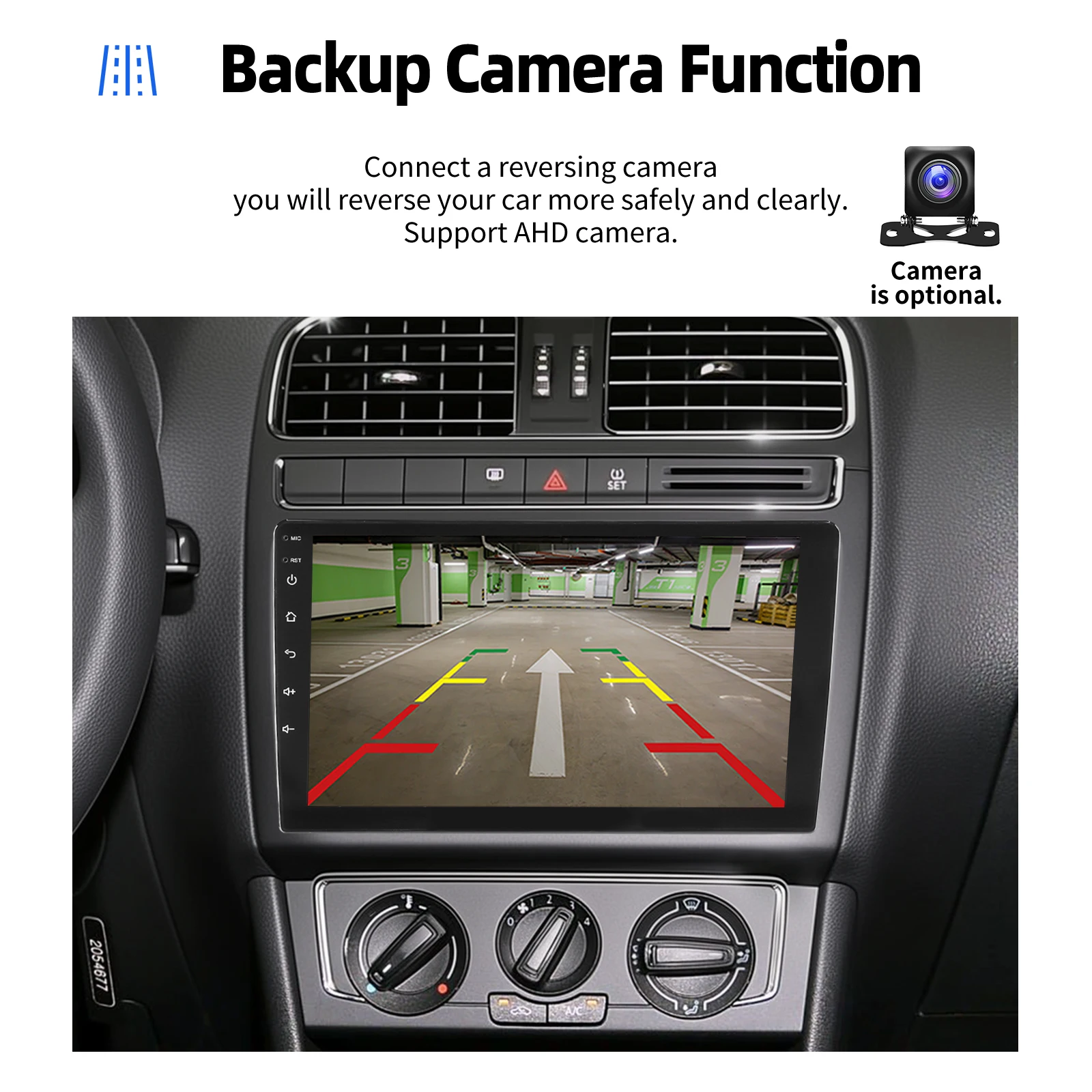 Autoradio ESSGOO Android 15 9 Zoll 64G für VW Polo MK5 6R 6C 2011-2016 Drahtloses CarPlay Android Auto GPS Navigation WIFI RDS Lenkradsteuerung Bluetooth FM Mirror Link KI-Stimme ChatGPT IPS Touchscreen – Detail 19