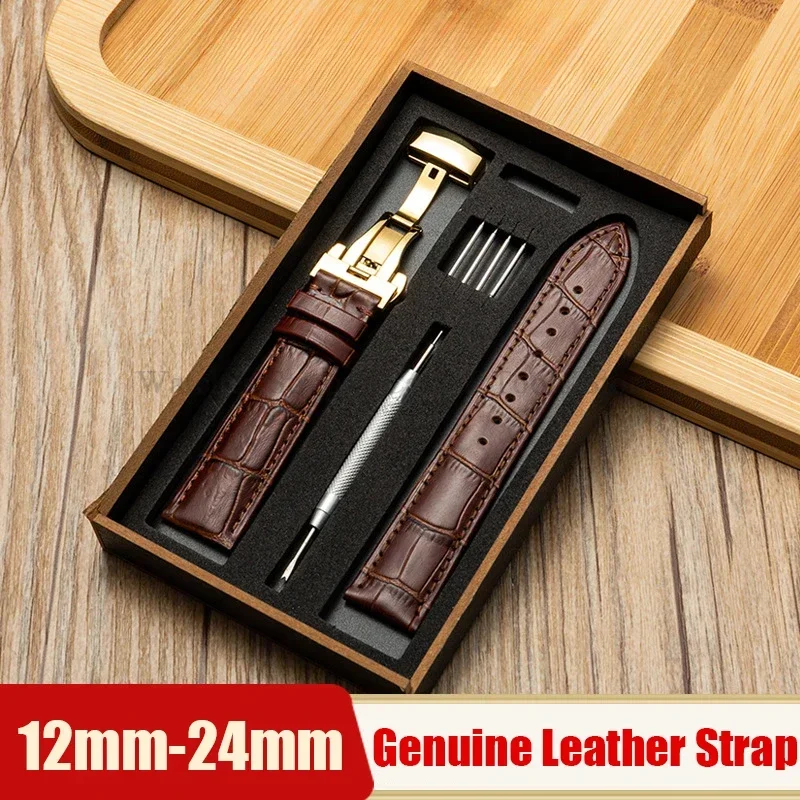 Most Cheapest Leather 18 mm Watches Strap 863_K0024312