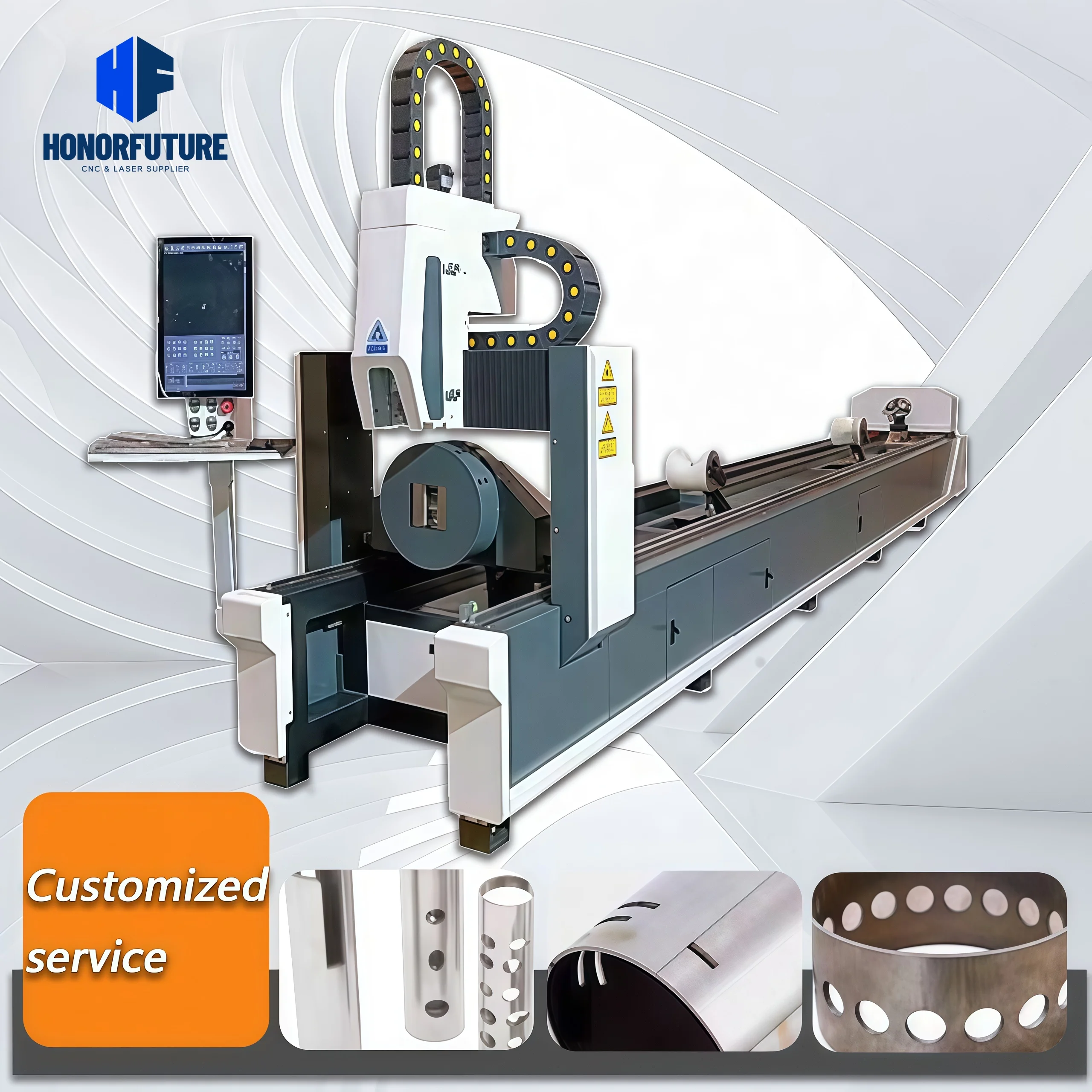 Automatic Tube Laser Cutter - CNC Fiber Laser Cutting Machine - Image 2