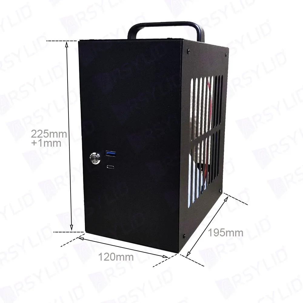 T39 4.9L A4 Chassis HTPC Mini ITX Game Computer Support 188mm Graphics Card 47mm Radiator Independent Display Case