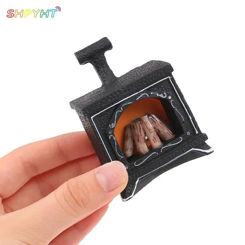 

1/12 Miniature Dollhouse LED Fireplace Light Flame Lamp Modeling Lamp Nordic Style Christmas Crafts Doll house Decor Accessories