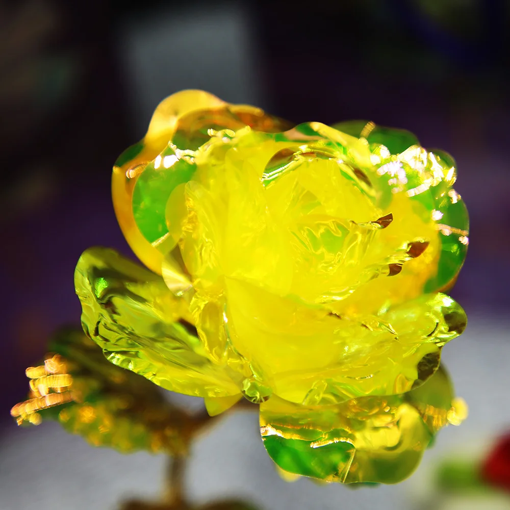 Enchanting Iridescent Rose Foil Flower – Perfect Gift