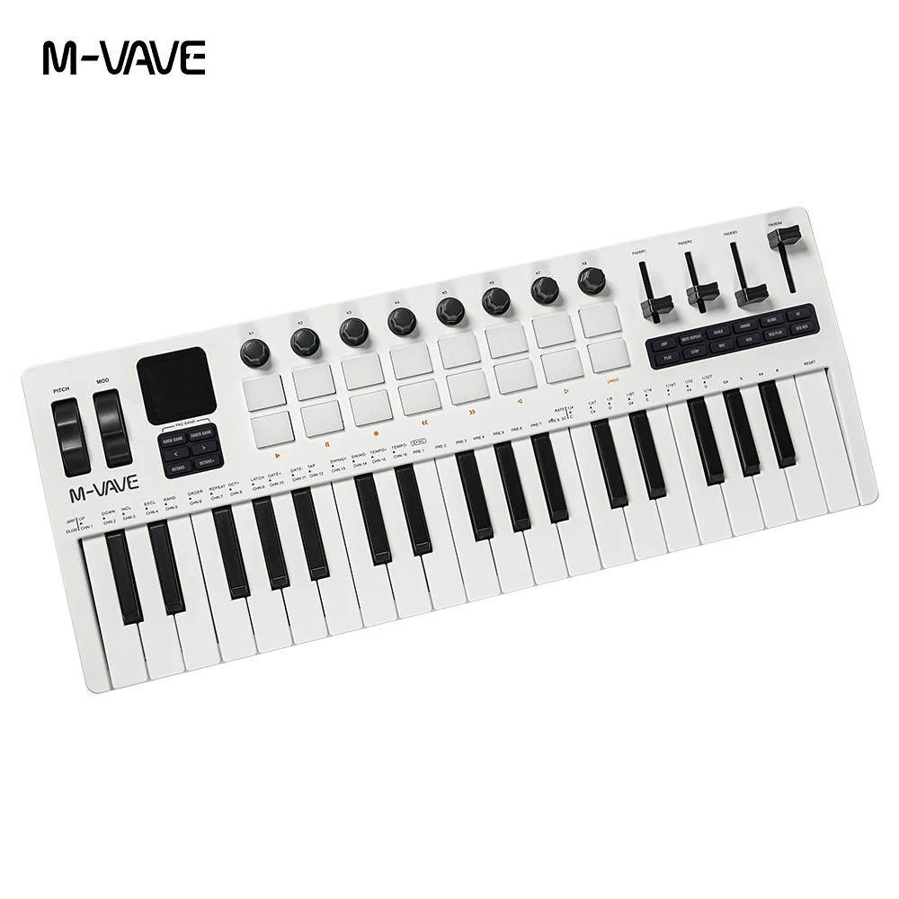 M-VAVE SMK-37 PRO Keyboard 37 key MIDI Controller w/ Built-in