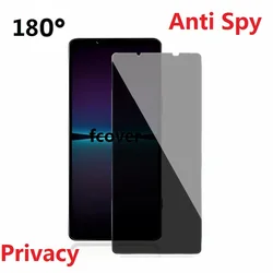 Privacy Tempered Glass Screen Protector Film - Anti - Spy Shield - Sony Xperia Pro - I (180 Anti Spy)