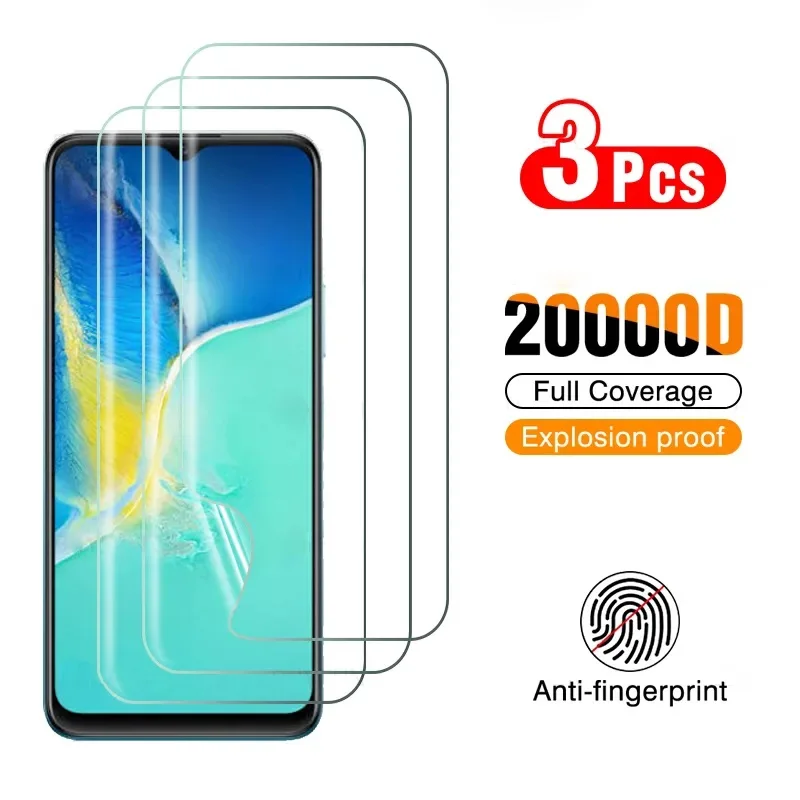 3Pcs Hydrogel Film Per Infinix Hot 11 2022 Hot 12I 12 Play Pro Screen Protector Per Infinix Hot 30 30I 20I 20S 20 Clear Film