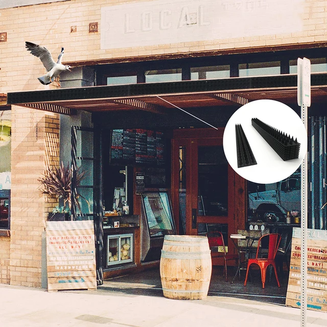 Műanyag Madár Tüske Falkerítés Tüskék Udvari A Hegymászás Elleni Biztonsághoz Falablak Korlát Kerti Készülékek - Image 6