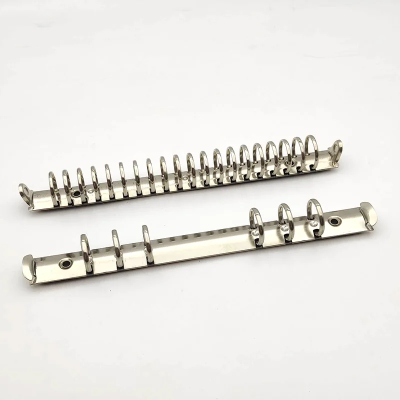 A5 2cm Metal Spiral Binder Clip 6 Holes Loose-leaf Binders Notebook File Folder Album Scrapbook 20 Rings Binding Metal Clip