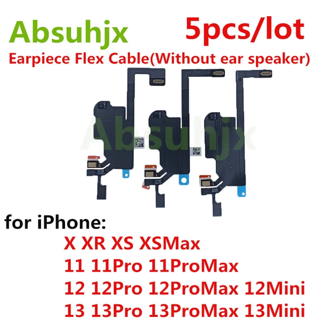 Haut-parleur Original pour iPhone 11 Pro, 11 Pro Max, oreillettes, bas de  téléphone, avec câble flexible, 1 pièce - AliExpress