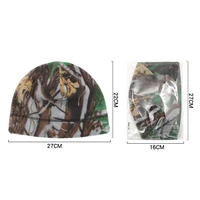 Autumn Winter Fleece Cap Warm Men Cycling Hiking Beanie Skiing Thermal Windproof Hat Camouflage Outdoor Elastic Skull Cap 5
