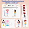 Children Shape Matching Games Sensory Toys Montessori Cards Sorting Logical Thinking Training Party Activities Educational Toys 4