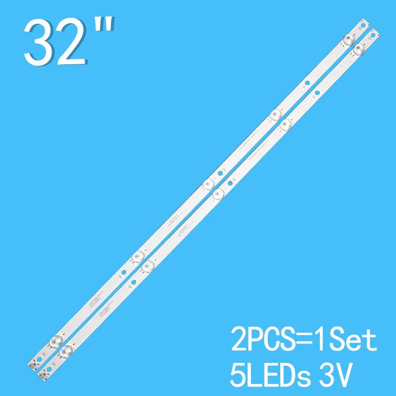 LED backlight strip for Philips 32-inch 5-lamp LE32M3776 CEJJ-LB320Z-5S1P-M33030-F-2 AOC LE32M3778 32PHF5292/T3 32PHG5813/78 11pcs set 6lamp led backlight strip for konka 58 inch tv led60r6000u led58g9200u led60e92u u60j m60u 35021880 35021902