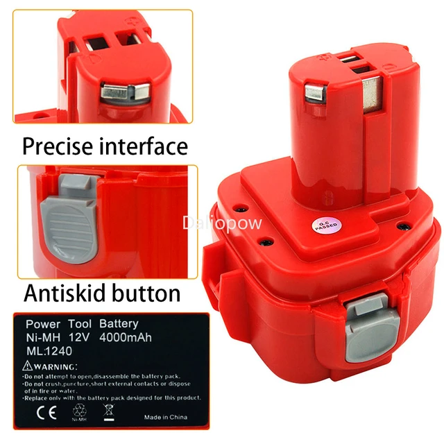 3.0Ah NI-MH Replacement Battery for Makita 12V 1222 1233 1220 1234 1235  192598-2 PA12, 6213d 6217d 6227d 6313d 192698-8 192681-5 - AliExpress