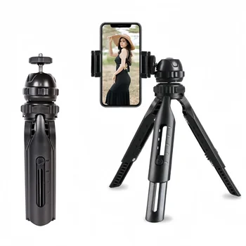 Treppiede da Tavolo Regolabile e Retrattile, Supporto Universale per Fotocamera e Proiettore, Supporto Portatile da Tavolo
