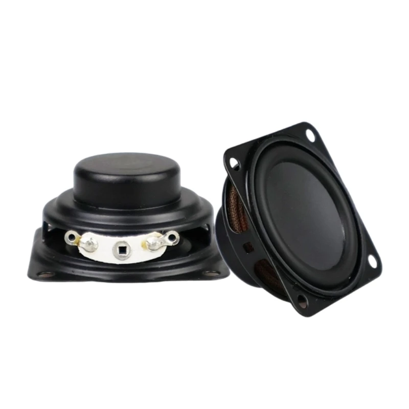 2Pcs 40mm 4Ohm 3W Portable Speakers 1.5inch 16 Cores Small Full Ranges Rubber K0AC