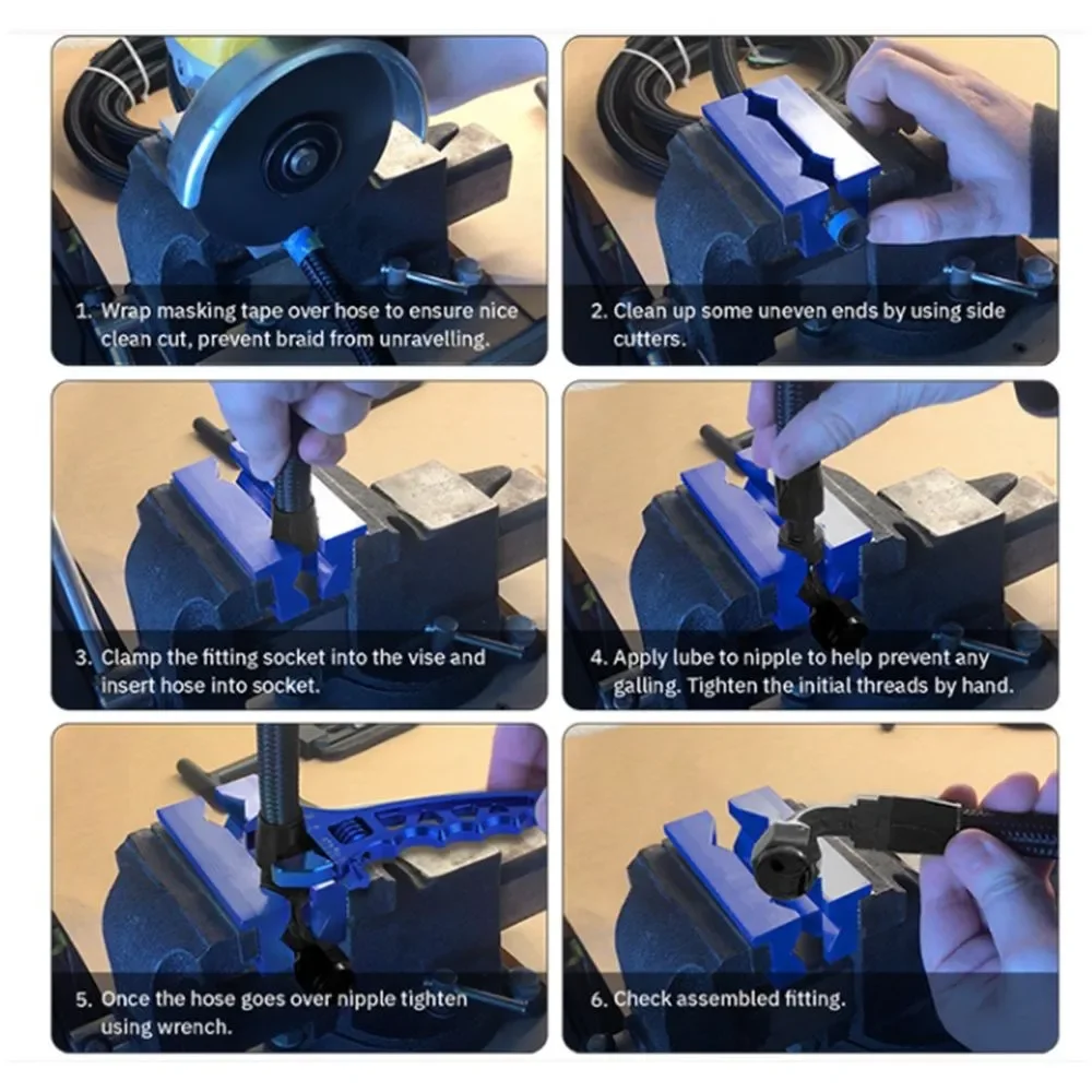 Hose Pipe Fitting Pipe Fitting Water Pipe Fitting Rotating Hose End Fittings Oil Fuel Adapter Kit 0-180 Degrees AN4 AN6 AN8 AN10 AN12 AN16 AN20-Pipe Oil Fuel Hose Connector Set