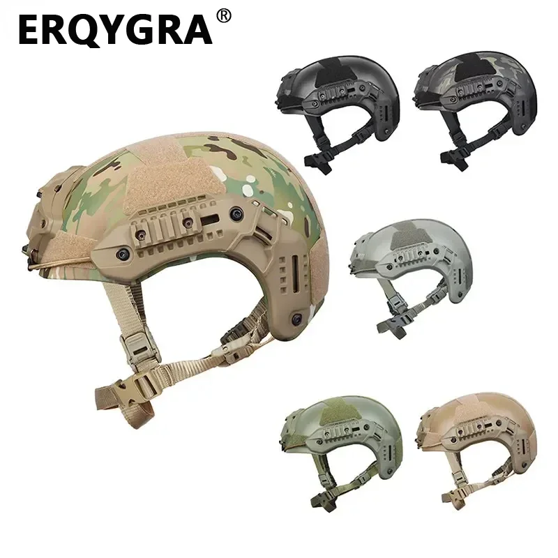 

ERQYGRA Tactical Helmet Quality Lightweight Airsoft Outdoor Sports Safety Painball Accesories Riding Protect Equipment Cycling