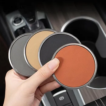 Accessori per Interni Auto, 2 Pezzi di Sottobicchieri Antiscivolo per Portabicchieri, per Viaggi in Auto Facilitati
