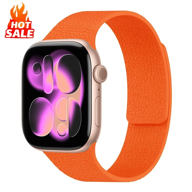 Magnetic Silicone Sport Strap for Apple Watch - 2025 Collection