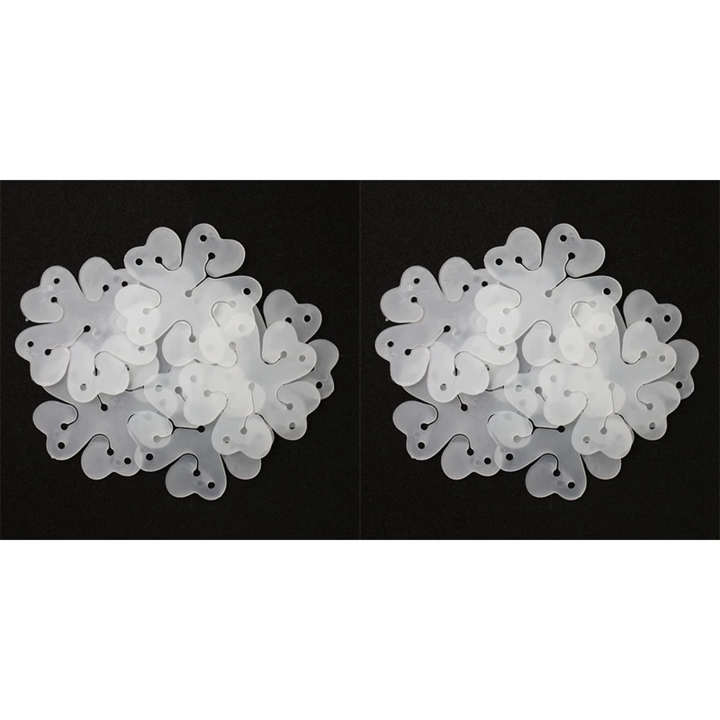 20 PCS Plastic Balloon Sheet Flower Shape Clip Birthday Party | Дом и сад