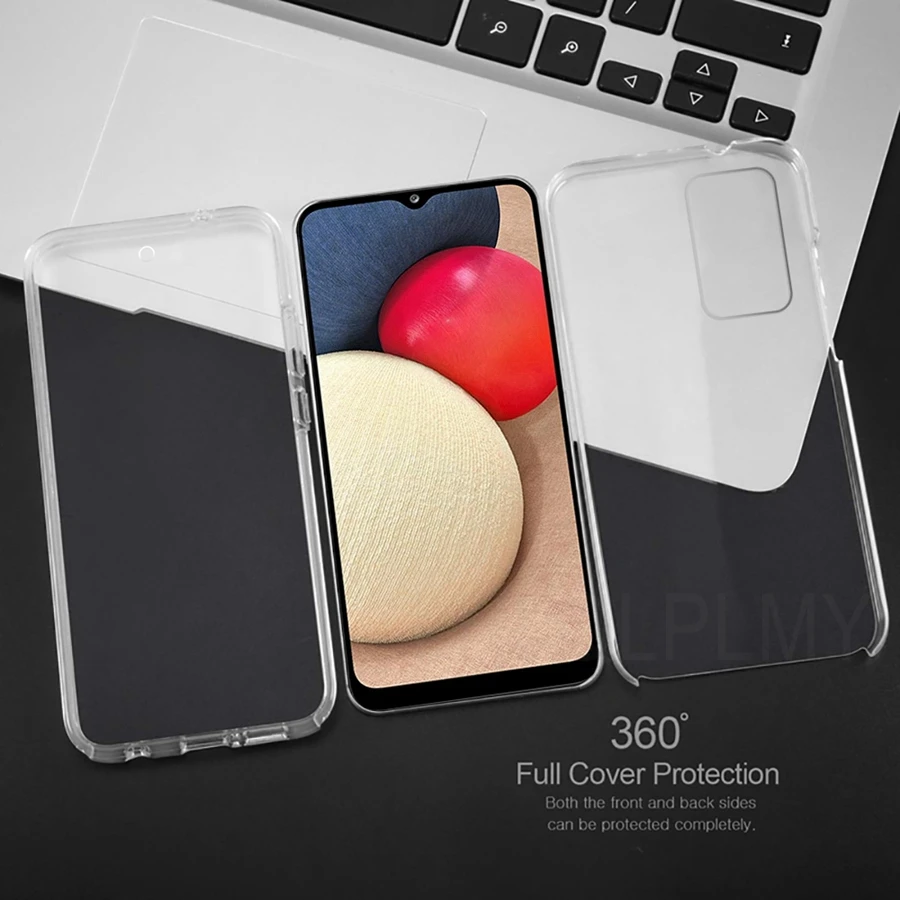 Premium Double-Sided Clear Protective Case with Front and Back Coverage