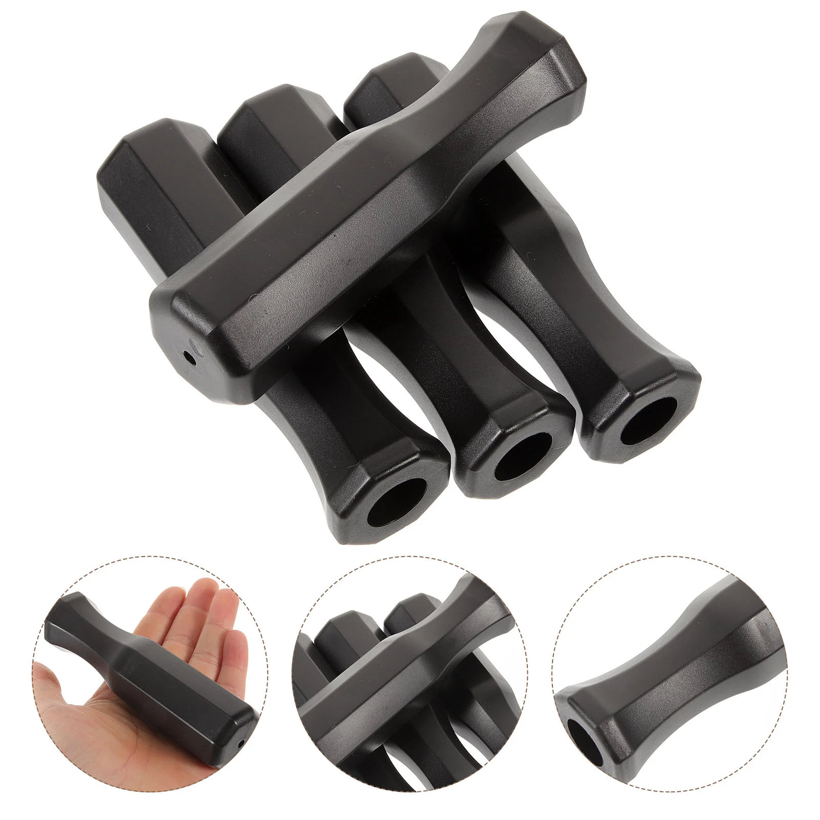 

4 Pcs Replace Football Machine Handle Child Soccer Balls Table Grip Foosball Handles Plastic Accessories