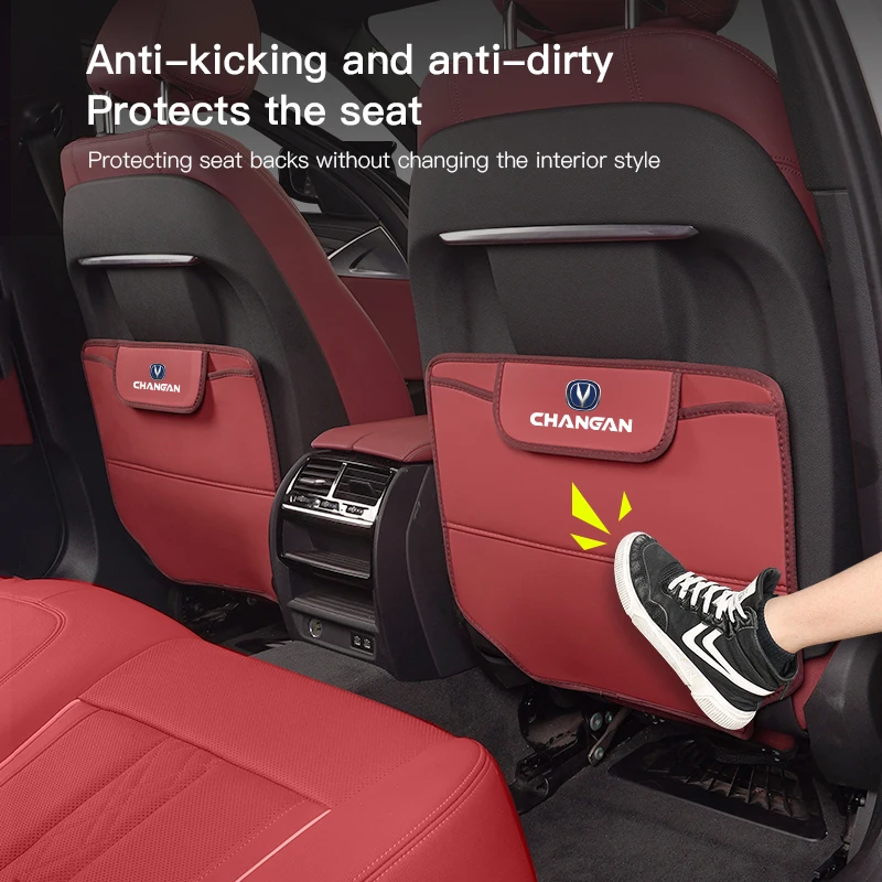 Car Seat Anti-Kick Mat Anti Dirty Pad Cushion Protector Cover For Changan CS75 CS35 Plus CS15 CS95 RAETON CX70 CS55 EADO CX20