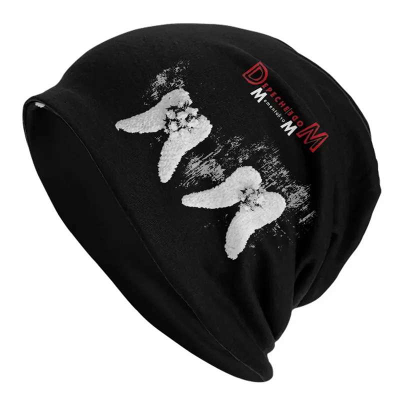 

Depeche Cool Mode Bonnet Goth Street Skullies Beanies Hats Memento Mori For Men Women Knit Hat Spring Dual-Use Caps New Year