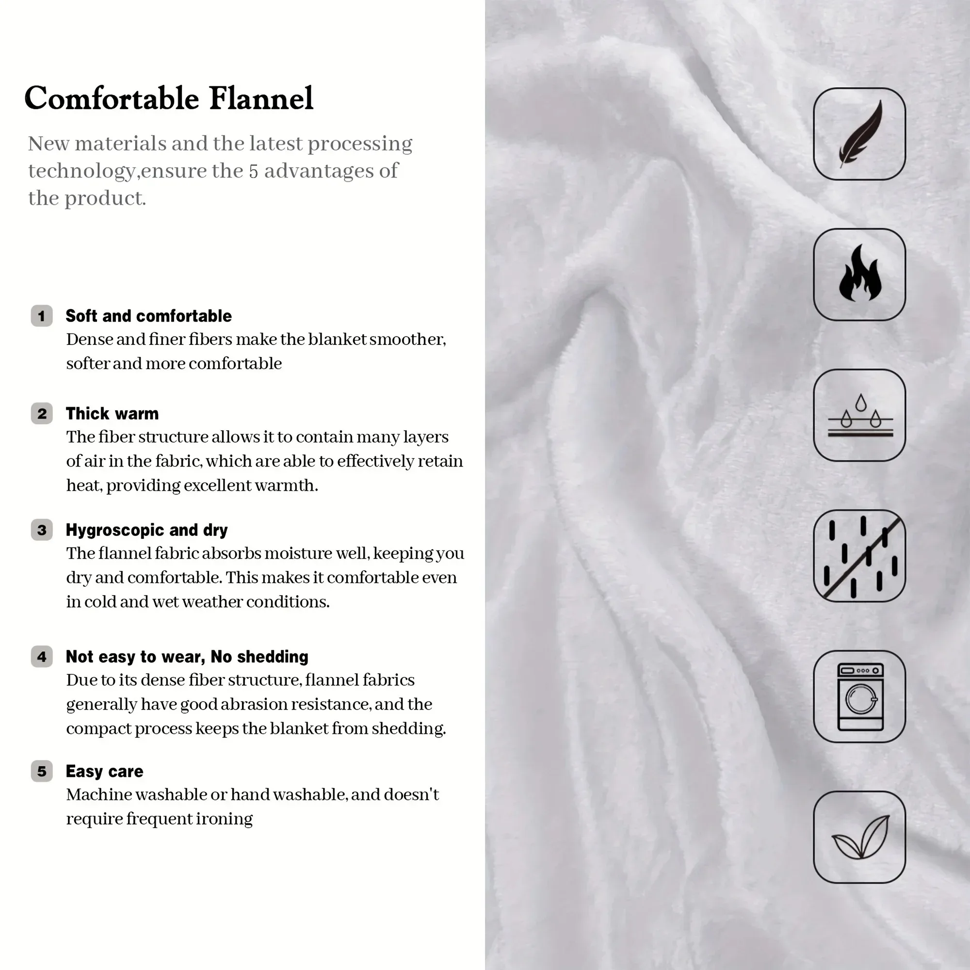 Musician M-Michael J-Jackson Throw Soft Cozy Flannel Throw Blanket for Sofa Bedroom and More