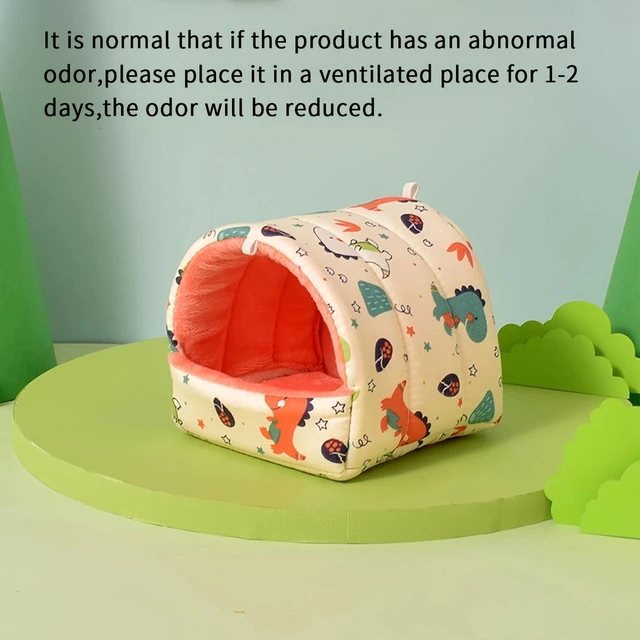 1pc-Hamster Nest Hamster Winter Supplies Cute Pet Bird's Nest with Velvet and Warm Cotton Nest Little Pet Parrot's Nest 3