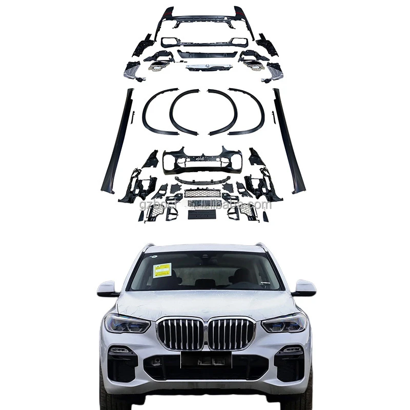 

Автомобильный бампер для X5 G05 F95 upgrade M sport M-tech, передние Автомобильные бамперы, боковая юбка, задние автомобильные бамперы, задний диффузор, комплекты кузова