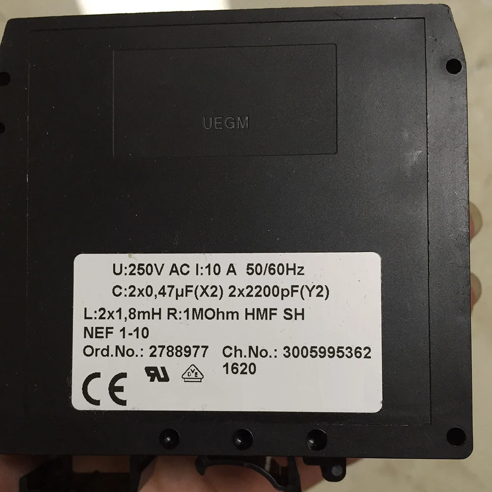 2788977 NEF 1-10 Interference Filters For Phoenix EMC Filter Surge Protection Device DIN Rail Module Works Perfectly Fast Ship 6 2788977 NEF 1-10 Interference Filters For Phoenix EMC Filter Surge Protection Device DIN Rail Module Works Perfectly Fast Ship - Image 4