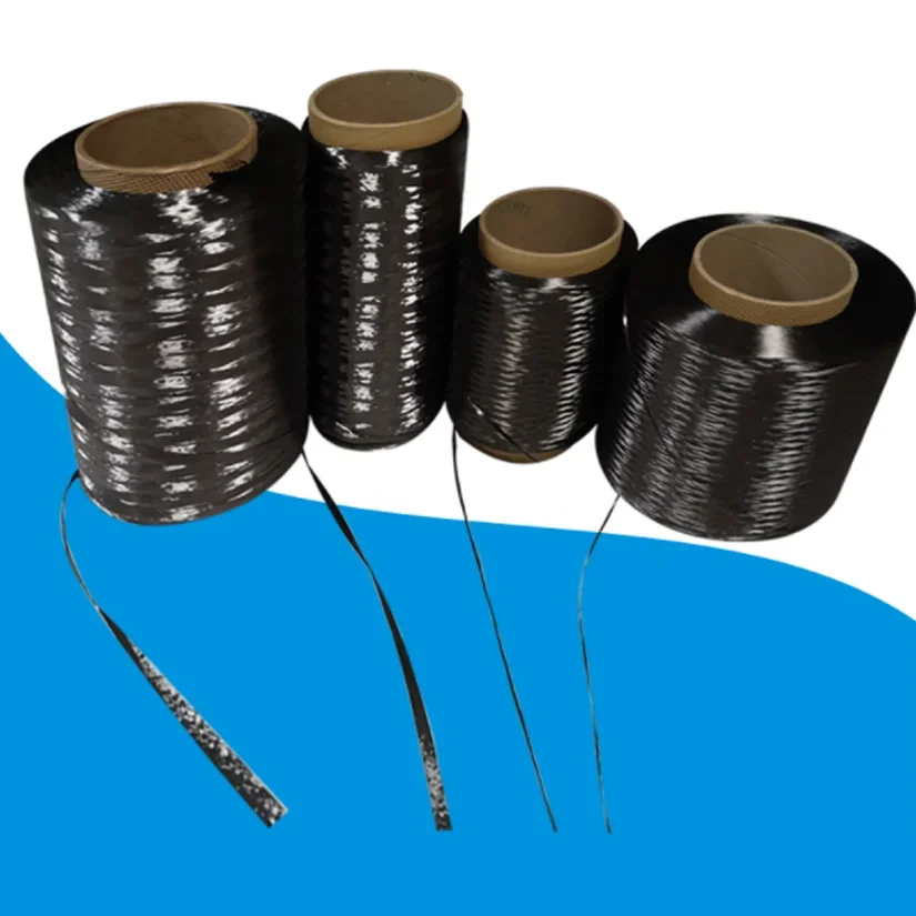 3K/6K/12K/24K Carbon Fiber Wire High Temperature Resistance Conductive And Tensile Resistance Conductive Heating Wire
