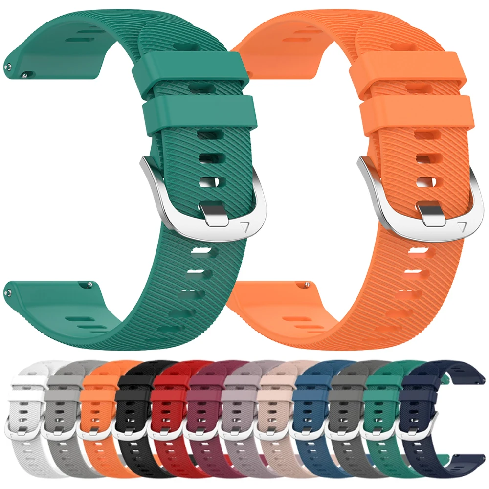 Sport Strap Silicone Band Replacement Bracelet, 20mm/22mm