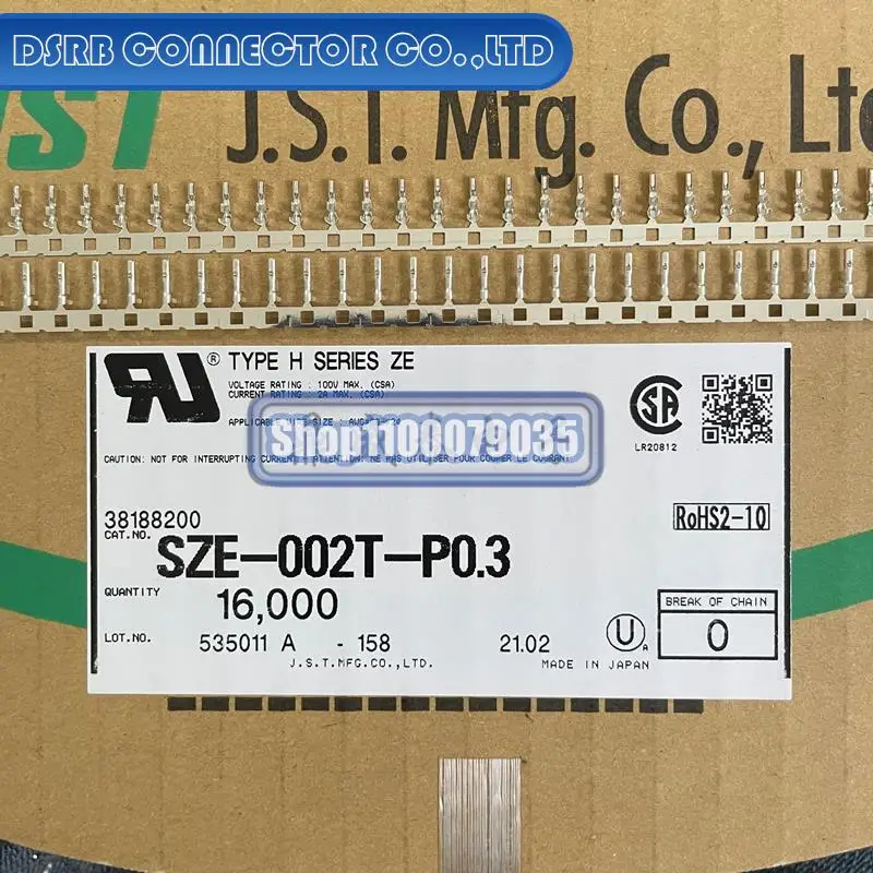 

16000pcs/lot new and original SZE-002T-P0.3 for 24-28AWG