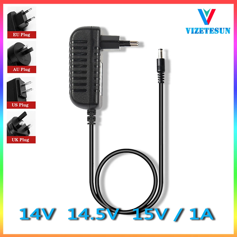 

DC 14V 14.5V 15V 300ma 400ma 500ma 600ma 800ma 0.3A 0.4A 0.5A 0.6A 0.8A Power Adapter DC Stabilized Power Cord